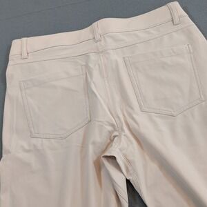 Johnnie-O Prep-Formance Pants Mens 33x32 Stone Tan JMPA1450 Five Pocket Pique